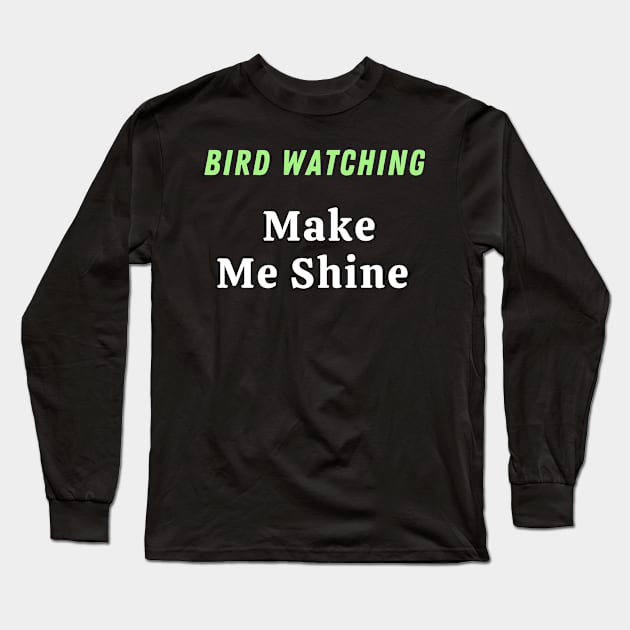 Bird watching Long Sleeve T-Shirt by Mdath